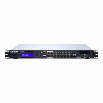 QGD-1600P-4G-US QNAP 14 x Ports PoE+ 1000Base-T + 2 x Ports PoE+ 1GbE SFP Combo + 1 x Port 1GbE RJ-45 Layer 2 1U Rack-Mountable Switch
