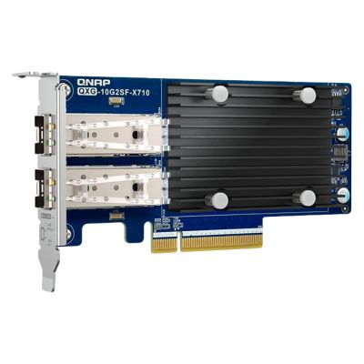 QXG-10G2SF-X710 QNAP Dual-Port 10GbE Adapter, PCIe Customer Install