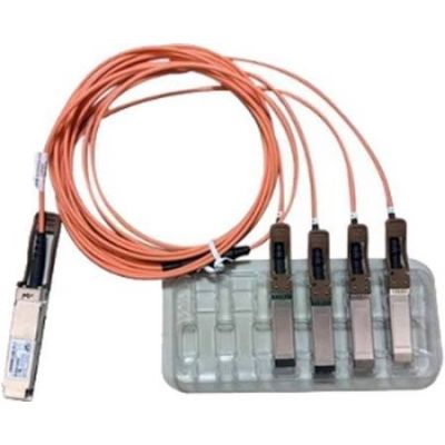 Cisco QSFP-4X10G-AOC5M 40GBase-AOC QSFP to 4 SFP+ Active Optical breakout Cable