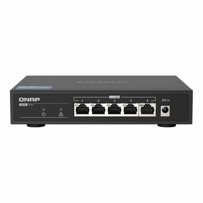 QSW-1105-5T QNAP 8 x Ports 2.5GBase-T Desktop Multi-Gigabit Ethernet Network Switch