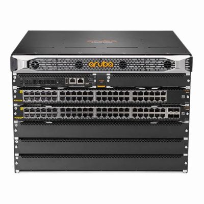 R0X29A HP Aruba CX 6400 Series 6405 96G 96 x 1000BaseT Class4 PoE+ + 4 x Ports 50GbE SFP56 Rack-mountable Layer 3 Managed Gigabit Ethernet Network Switch
