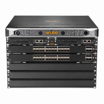 R0X30A HP Aruba 6405 48 x Ports 10GbE SFP+ + 8 x Ports 50GbE SFP56 7U Rack-mountable Layer 3 Managed Network Switch
