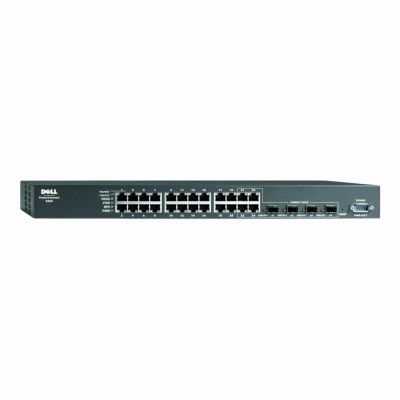 R7768 Dell PowerConnect 5324 24 x RJ-45 Ports 10/100/1000Base-T + 4 x Shared SFP Ports Layer 2 Managed 1U Rack-mountable Gigabit Ethernet Network Switch