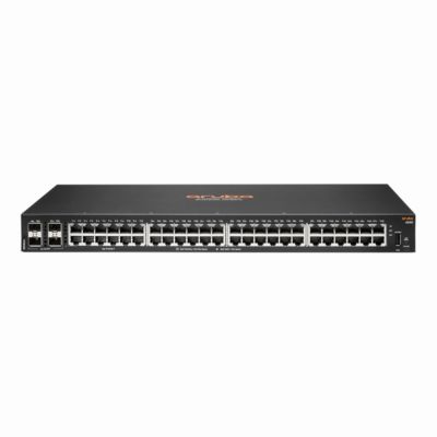 R8N86A HP Aruba CX 6000 Series 48 x Ports 1000Base-T + 4 x Ports SFP Layer 2 Managed 1U Rack-Mountable Stackable Gigabit Ethernet Network Switch