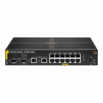 R8N89-61001 HP Aruba CX 6000 12G Class4 PoE 12-Port PoE+ Gigabit Ethernet Switch