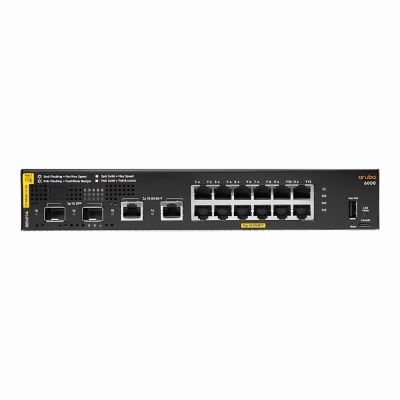 R8N89A HP CX 6000 Series 6000 12G Class4 PoE 2G/2SFP 12 x Ports 1000Base-T Class4 PoE+ + 2 x SFP Ports + 2 x RJ-45 Ports 1U Rack-mountable Layer 2 Managed Stackable Rack-Mountable Gigabit Ethernet Network Switch
