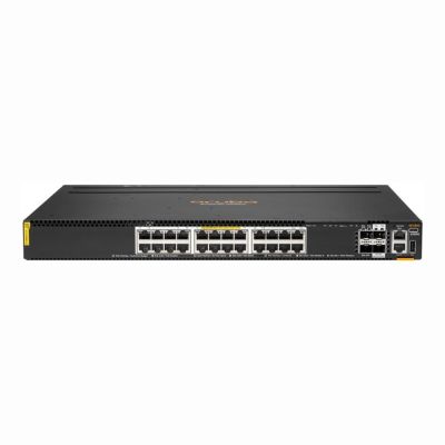 R8S89-61001 HP Aruba CX 6300M Series 24-Ports 10GBase-X SFP+ PoE Class 6 2-Ports 50GBase-X SFP56 2-Ports 25GBase-X SFP28 Layer 3 Stackable Gigabit Ethernet Switch