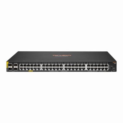 R9Y03A HP CX 6200 Series 6000 48G Class4 PoE 4SFP 48 x Ports RJ-45 PoE 10/100/1000Base-T + 4 x Ports SFP Managed Layer 3 1U Rack-mountable Gigabit Ethernet Network Switch
