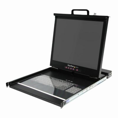 RACKCONS1916 StarTech 19-inch Folding LCD Rack Console with 16-Port KVM Switch