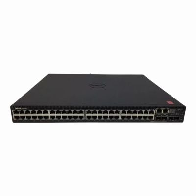 RGC0T Dell PowerSwitch N3000E Series N3048P 48 x RJ-45 Ports 10/100/1000Base-T PoE+ + 2 x SFP+ Ports + 2 x SFP Combo Ports Layer 3 Managed Stackable Gigabit Ethernet Network Switch