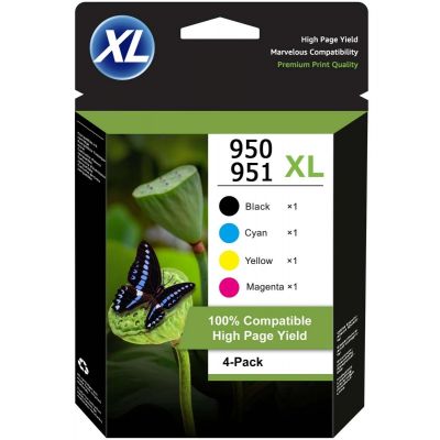 950XL Generic High-Yield Ink Cartridges for HP OfficeJet Pro 8600 - 4PK