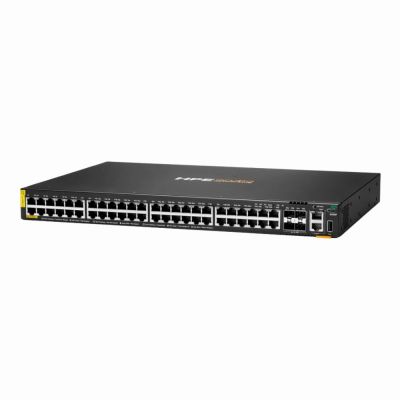 S0M83A HP CX 6200F Series 6200F 48G 4SFP 48 x RJ-45 Ports 10/100/1000Base-T 4 x SFP Ports Layer 3 Managed 1U Rack-mountable Front And Side To Back Stackable Gigabit Ethernet Network Switch