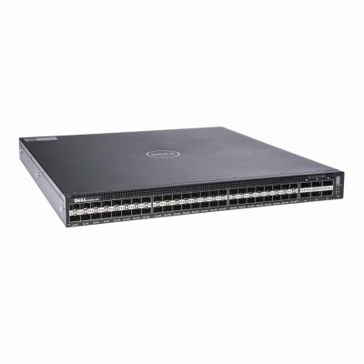 S4048-ON-OS9 Dell EMC PowerSwitch S4048T-ON S-Series 48 x SFP+ Ports 10GBase-T + 6 x QSFP+ Ports 40GBase-X Layer 3 Managed 1U Rack-mountable Gigabit Ethernet Network Switch