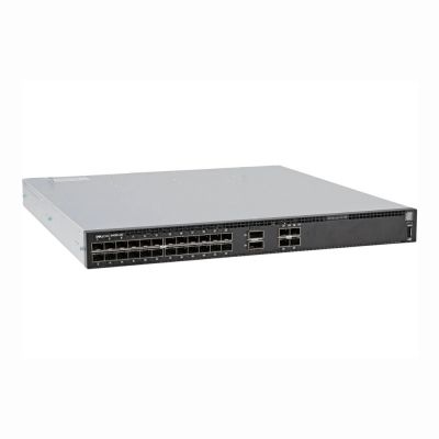 S4128F-ON Dell PowerSwitch S4100-ON Series S4128F-ON 28 x SFP+ Ports 10GBase-X + 2 x QSFP28 Ports Layer 3 Managed 1U Rack-mountable Gigabit Ethernet Network Switch