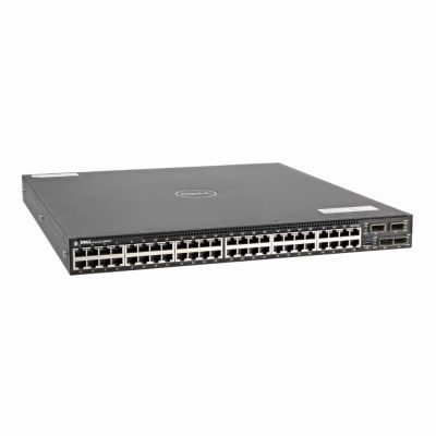 S4820T Dell Networking S-Series S4820T 48 x RJ-45 Ports 10GBase-T + 4 x QSFP+ Ports Layer 3 Managed 1U Rack-mountable Gigabit Ethernet Network Switch