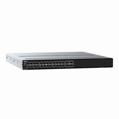 S5224F Dell PowerSwitch S5200-ON Series S5224F-ON 24 x Ports 25Base-X SFP28 + 4 x QSFP28 Ports Layer 3 Managed 1U Rack-Mountable Gigabit Ethernet Network Switch