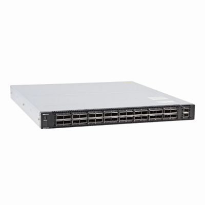 S5232F-ONF Dell PowerSwitch S5232F-On 32-Ports 100GBase-X QSFP28 2-Ports 10GBase-X SFP+ Layer 3 Managed Front to Back Airflow Rack-mountable 1U Gigabit Ethernet Switch