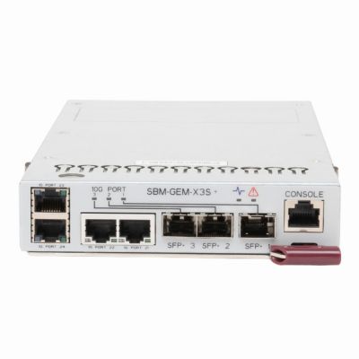 SBM-GEM-X3S+ Supermicro SuperBlade 20-Port 20x 10/100/1000 + 3x SFP+ + 4x 10/100/1000 Gigabit Ethernet Managed Switch