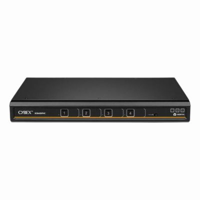 SC840DPHC-400 Vertiv Cybex SC800 Series 4 x Ports Universal Display Port Desktop Secure KVM Switch