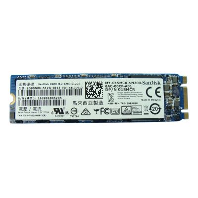 SD8SN8U-512G-1012 SanDisk X400 512GB 6Gb/s SATA M.2 2280 Solid State Drive