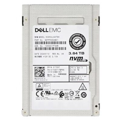 SDFPF84DAB01 Kioxia CD5 3.84TB PCIe Gen 3.0 x4 NVMe Read Intensive Dell OEM Solid State Drive