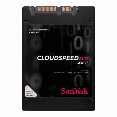 SDLF1DAR-960G-1HA2 SanDisk CloudSpeed Eco Gen II 960GB MLC SATA 6Gbps 2.5-inch Internal Solid State Drive