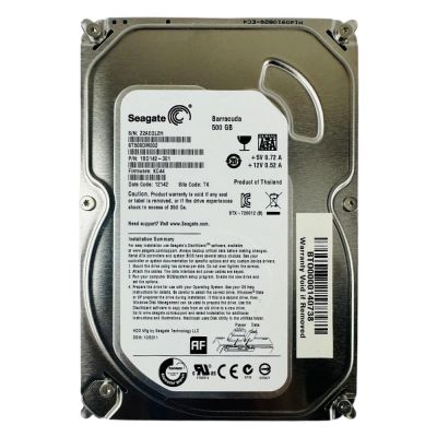 1BD142-301 Seagate Barracuda 7200.12 500GB 7200RPM SATA 6Gb/s 16MB Cache 3.5-inch Hard Drive
