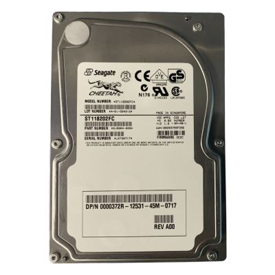 ST118202FC Seagate Cheetah 18.2GB 10K RPM Fibre Channel 1MB Cache 3.5-inch Hard Drive