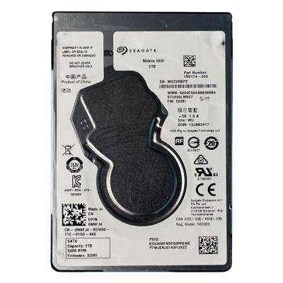 ST2000LM007 Seagate Mobile HDD 2TB 5400RPM SATA 6GB/s 128MB Cache 2.5-inch Hard Drive