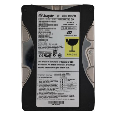 ST320410A Seagate U6 20 GB Hard Drive IDE Ultra ATA/100 (ATA-6) 5400 rpm 2 MB Buffer