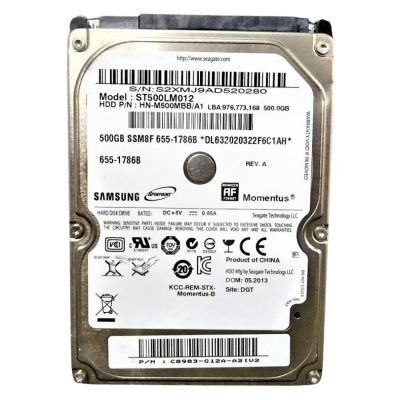 ST500LM012 Seagate Momentus 500GB 5400RPM SATA 3Gbps 8MB Cache 2.5-inch Hard Drive