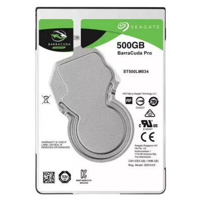 ST500LM034 Seagate BarraCuda Pro 500GB 7200RPM SATA 6Gb/s 128MB Cache 2.5-inch Hard Drive