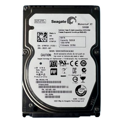 ST500LX003 Seagate Momentus XT 500GB 7200RPM SATA 6Gbps 32MB Cache 4GB SLC SSD Embedded 2.5-inch Internal Hybrid Hard Drive