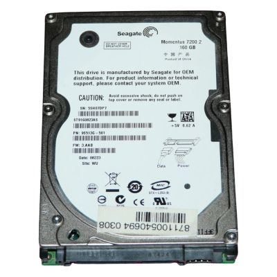 ST9160823AS Seagate Momentus 7200.2 160GB 7200RPM SATA 3Gbps 8MB Cache 2.5-inch Internal Hard Drive