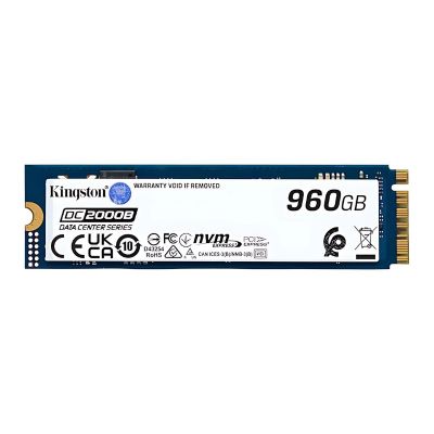 KINGSTON SEDC2000BM8/960G DC2000B 960GB PCIe 4.0 NVMe M.2 Solid State Drive.