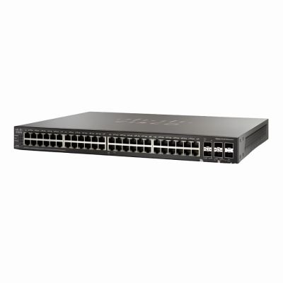 SG250X-48-K9-NA Cisco Small Business 250 Series SG250X-48 48 x Ports 10/100/1000Base-T + 2 x Ports 10GBase-T + 2 x Ports SFP+ Rack-Mountable Layer 2 Managed Gigabit Ethernet Network Switch