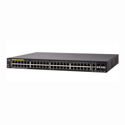 SG350-52P-K9 Cisco Small Business SG350-52P 48 x Ports POE 10/100/1000Base-T + 4 x SFP Ports Layer 3 Managed Gigabit Ethernet Switch