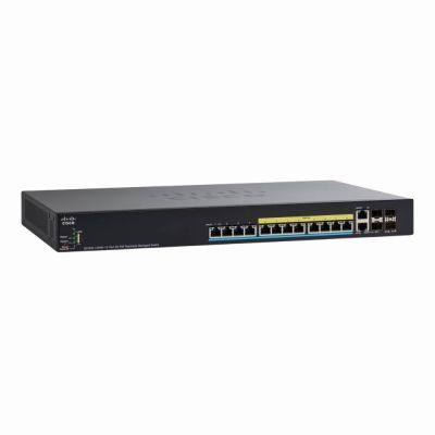 SG350X-12PMV-K9 Cisco 350X Series 12-Ports 5G RJ-45 PoE+ 4-Ports 10GBase-X SFP+ (2-Port Combo) Layer 3 Managed Stackable Rack-mountable 1U Gigabit Ethernet Switch
