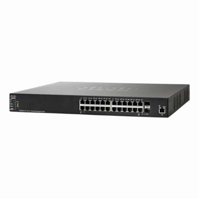 SG350X-24PD-K9 Cisco SG350X-24MP 24-Port PoE+ Multi-Gigabit Ethernet Switch