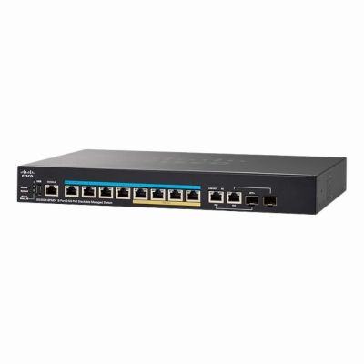 SG350X-8PMD-K9 Cisco Business 350X Series 8 x Ports 10/100/1000Base-T + 2 x SFP Layer 3 2U Managed Gigabit Ethernet Network Switch