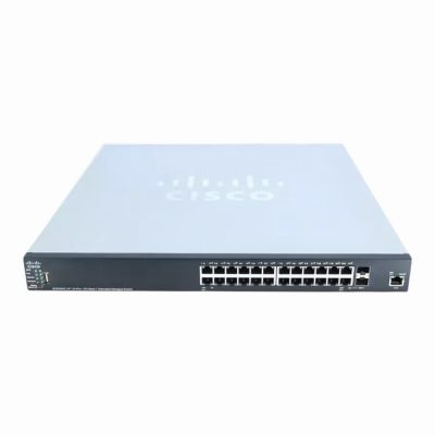 SG550XG-24T-K9 Cisco 22 x Ports x 10/100/1000Base-T + 2 x SFP+ Managed Layer 3 Rack Mountable Gigabit Ethernet Switch