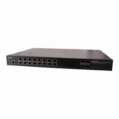 SISPM1040-3166-L-NA Transition Networks 16 x Gigabit Ethernet PoE+ 4 x Gigabit Ethernet Expansion Slot 2 x 10 Gigabit Ethernet Expansion Slot Managed Hardened Rack Mountable Switch