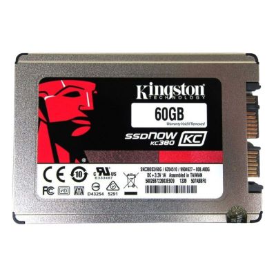 SKC380S3/60G Kingston SSDNow KC380 60GB SATA 6Gb/s MLC 1.8-Inch Solid State Drive
