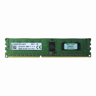 SL4D316R11S8KF Kingston 4GB DDR3-1600MHz PC3-12800E ECC CL11 240-Pin RDIMM 1Rx8 1.5V Memory Module