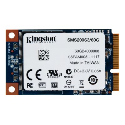 SMS200S3/60G Kingston MS200 60GB 6Gb/s SATA mSATA Solid State Drive