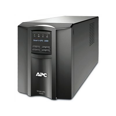 SMT1000IC APC Smart-UPS, Line Interactive, 1000VA, Tower, 230V, 8x IEC C13 outlets, SmartConnect Port+SmartSlot, AVR, LCD