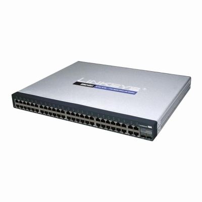 SRW248G4PK9NAOB Linksys Sf300 48p Srw248g4p K9 Na 48-Ports 10 100 Poe Managed Switch With Gigabit Uplinks