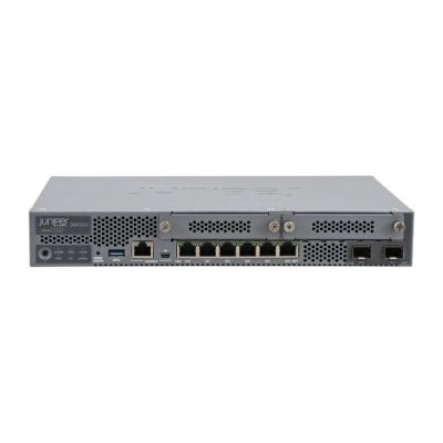SRX320-SYS-JB-P-T Juniper 6x GE PoE+ 2x SFP 2x MPIM Slots Security Appliance
