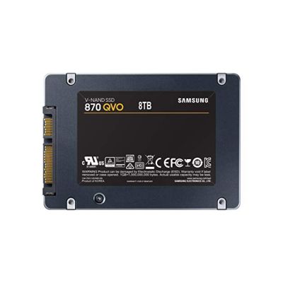 MZ-77Q8T0B Samsung 870 QVO 8TB SATA 6Gbps V-NAND 2.5-Inch Solid State Drive