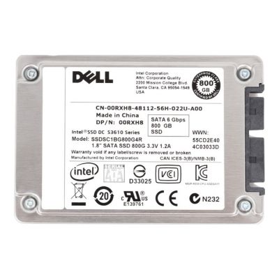 SSDSC1BG800G4R Intel / Dell Enterprise DC S3610 Series 800GB SATA 6Gbps 1.8-inch MLC Solid State Drive
